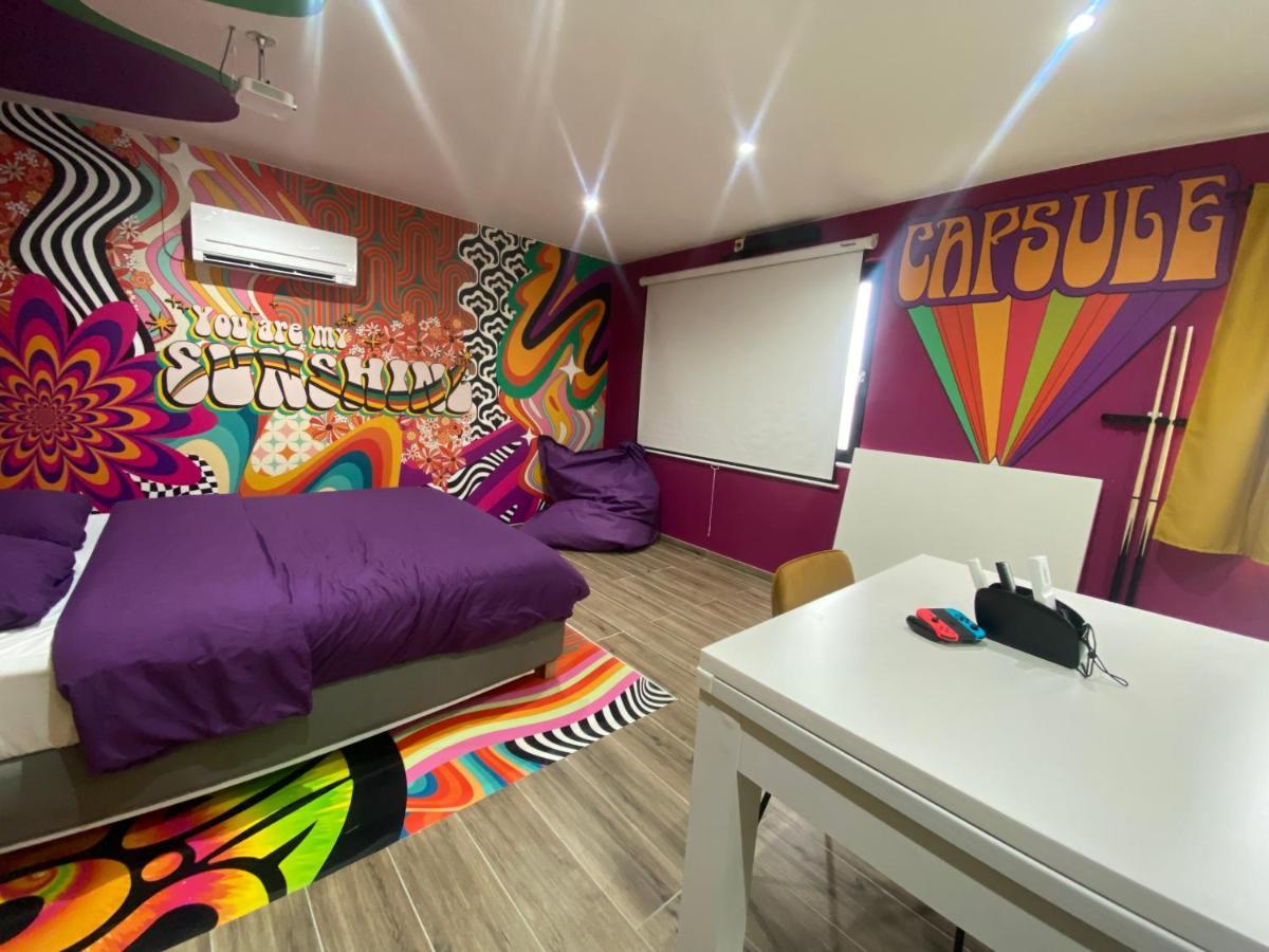 Capsule Groovy-Jacuzzi-Sauna-Billard-Netflix- Nintendo Switch & Jeux Mons Ngoại thất bức ảnh